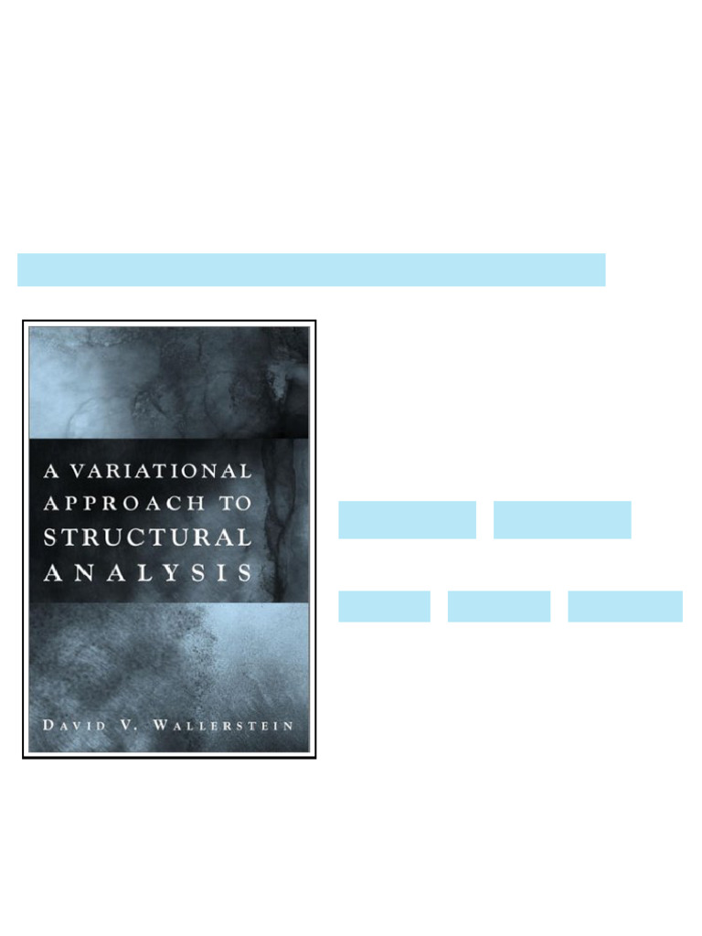 (Ebook) A variational approach to structural analysis by David V ...
