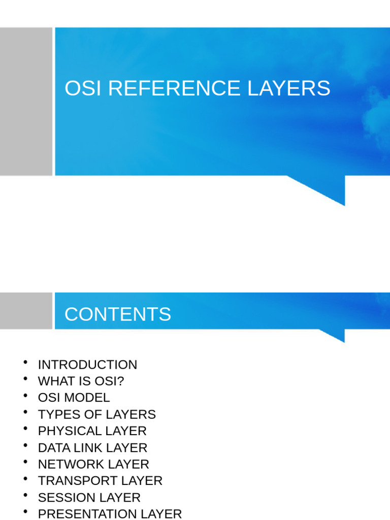 Lecture 4 | PDF | Computer Network | Osi Model
