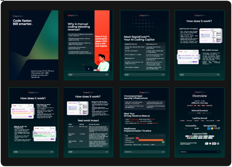 RapidCode: AI-Powered Billing Solution | PDF | Computing | Health Care