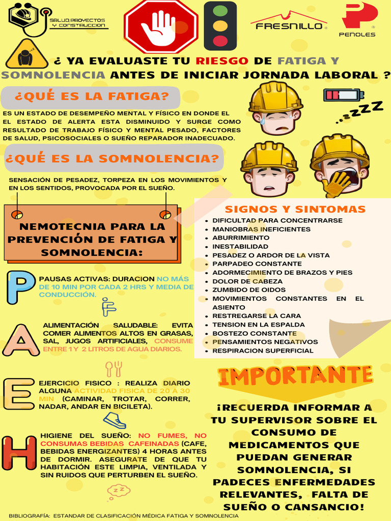 ¿ Ya Evaluaste Tu Riesgo de Fatiga y Somnolencia Antes de Iniciar ...