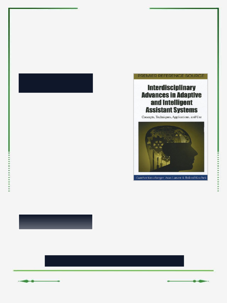 Interdisciplinary Advances in Adaptive and Intelligent Assistant ...