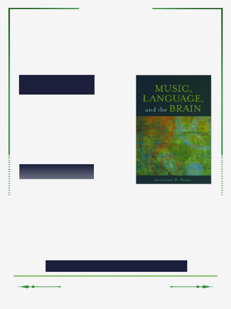 Music Language and the Brain Aniruddh D. Patel ebook immediate access ...
