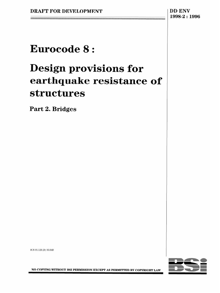 Eurocode 8 en 1998-2 | PDF