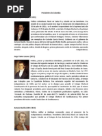Download Lista de Presidentes de Colombia by Violi Carrillo SN97871144 doc pdf