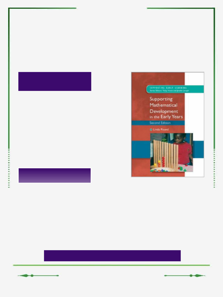 Supporting Mathematical Development in the Early Years 2nd Edition ...