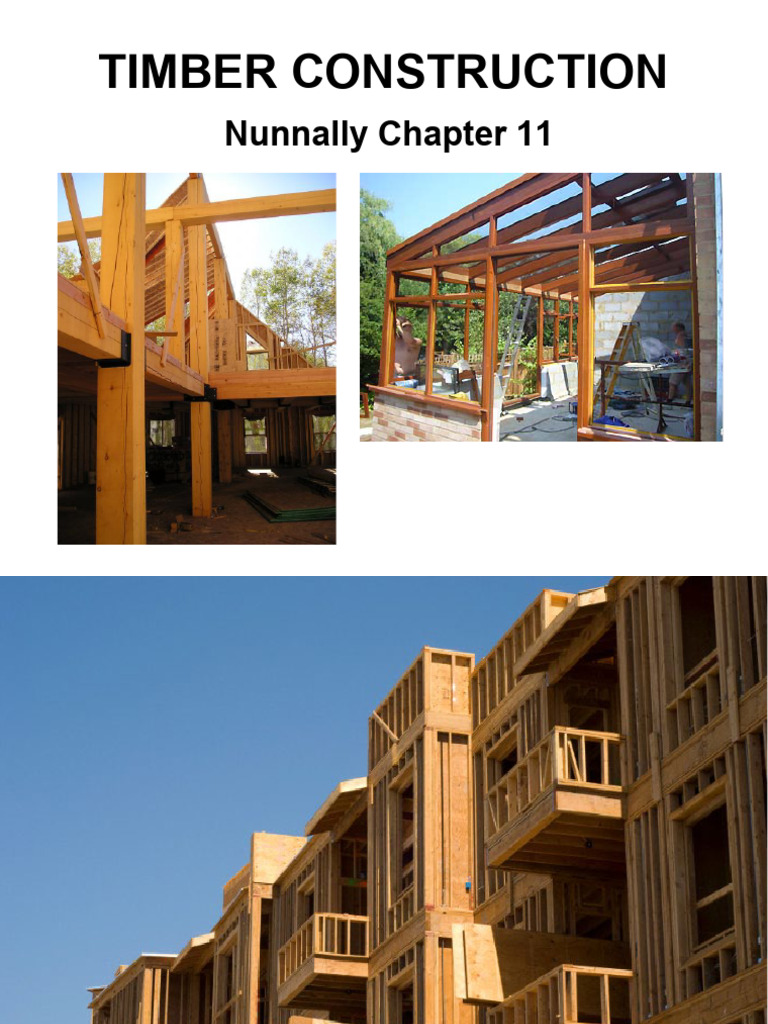 Timber Construction in Residential Development | PDF | Lumber | Wood