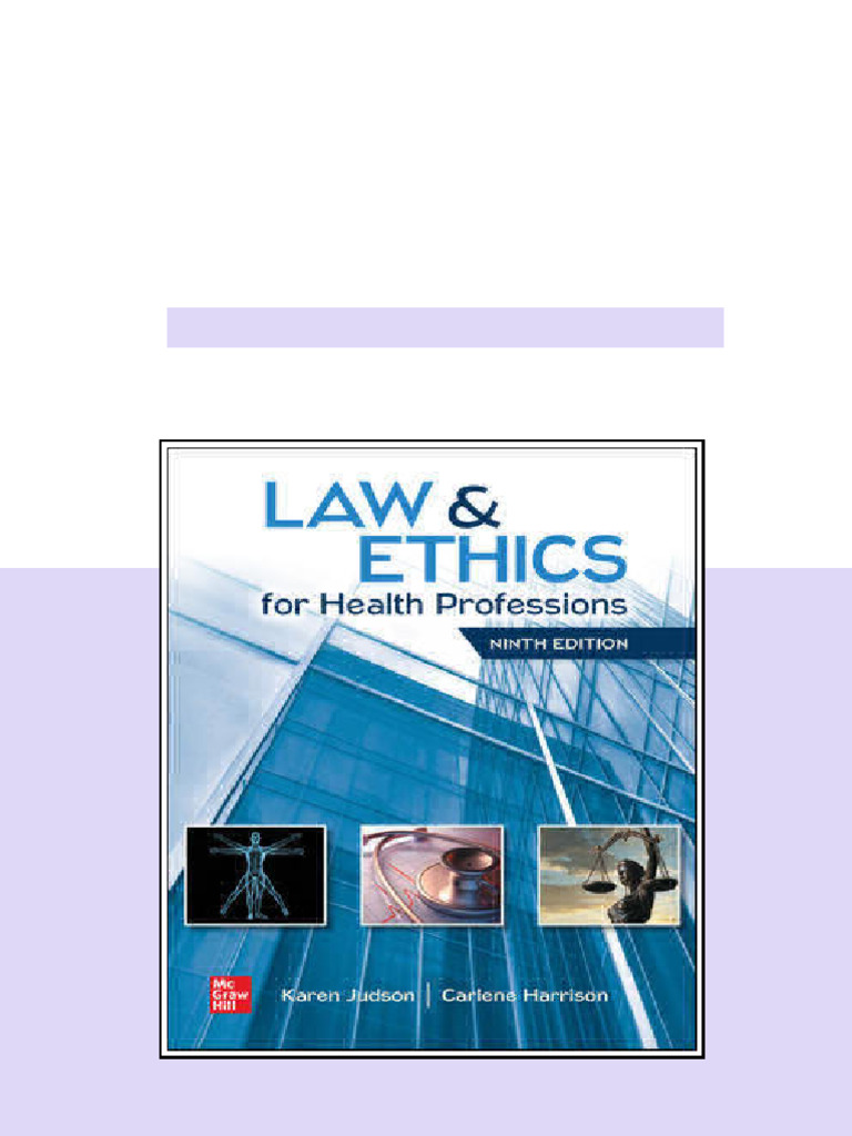 (eBook PDF) Law & Ethics for Health Professions 9th Edition full | PDF ...