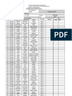 Formato Registro de Asistencia de Sustentantes 2012. U.V Segundo Grupo