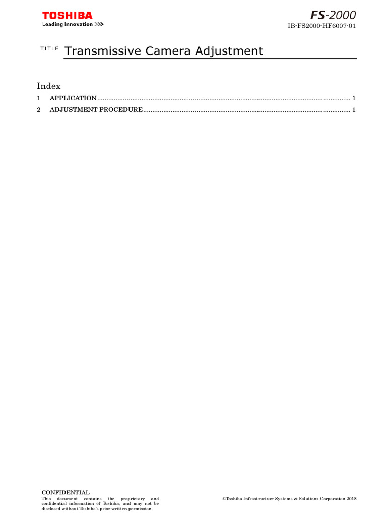 Transmissive Camera Adjustment Guide | PDF | Camera | Photography Equipment