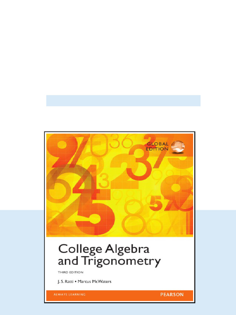 College Algebra And Trigonometry New Mymathlab With Pearson Etext ...