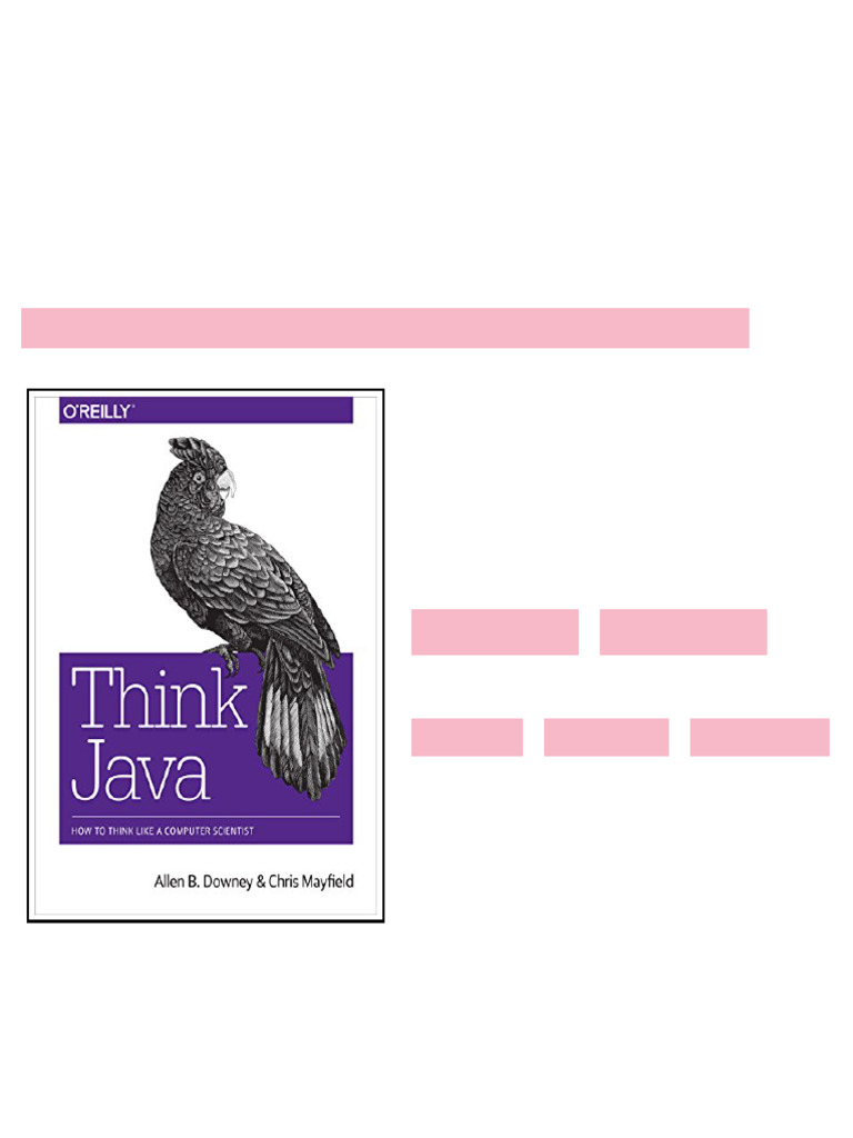 (Ebook) Think Java: How to Think Like a Computer Scientist by Allen B ...