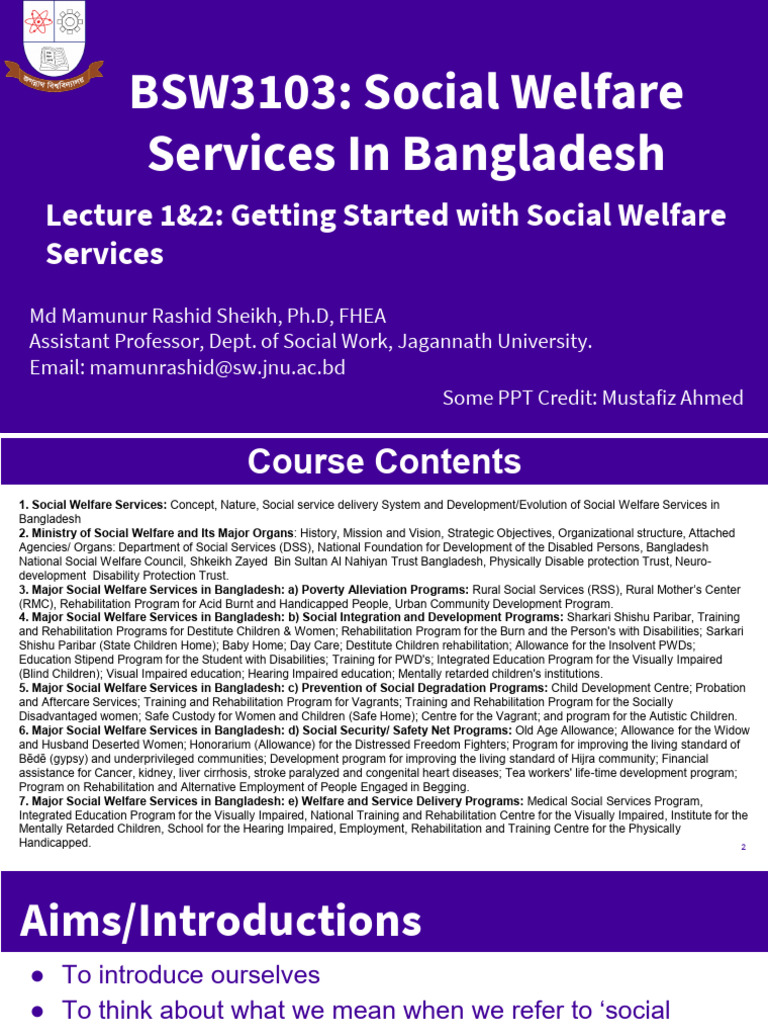 BSW3103 MRS Getting Started Chap 1. Lec 12 | PDF | Social Protection ...