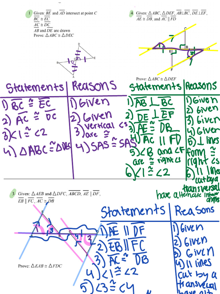 Triangle proofs | PDF