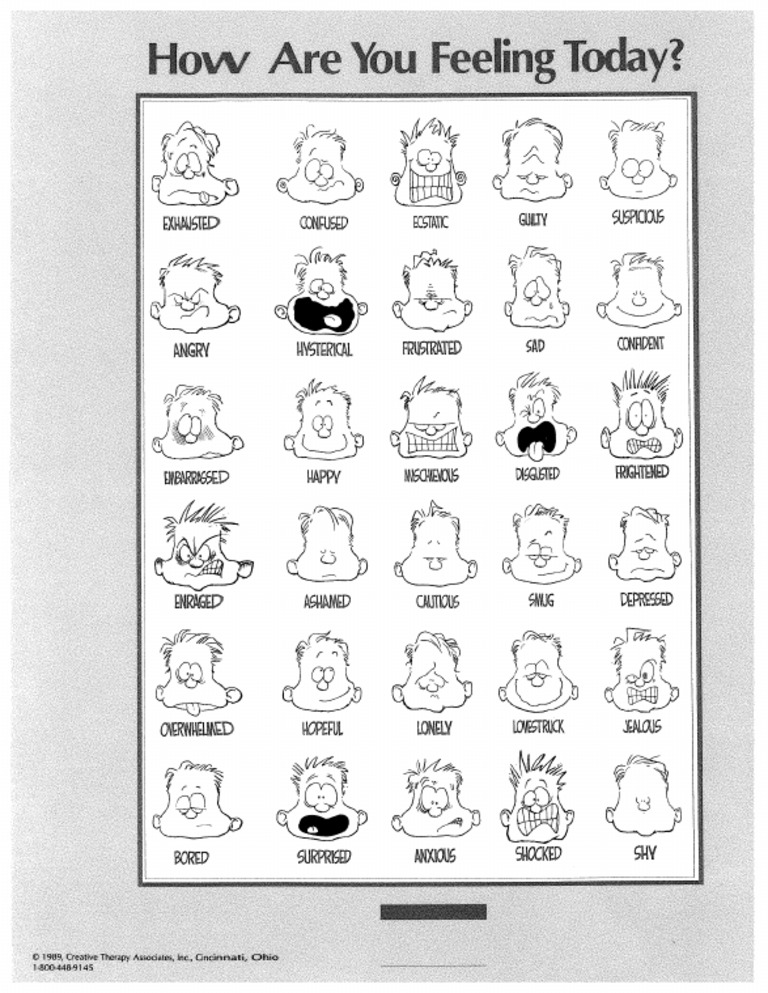 Feelings Chart | PDF