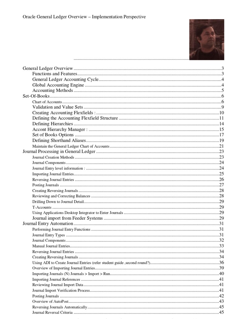 GL | PDF | Finance & Money Management | Technology & Engineering
