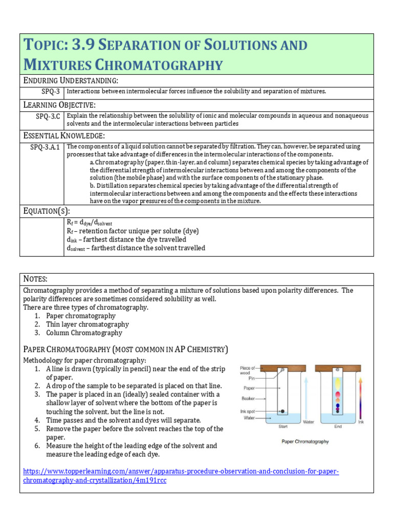 Chromatography Techniques Explained | PDF | Chromatography | Thin Layer ...