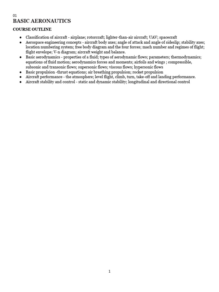 Basic Aeronautics1 | PDF | Rotorcraft | Flight Control Surfaces