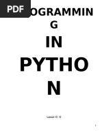 W3Schools Python Intro for Beginners | PDF | Python (Programming ...