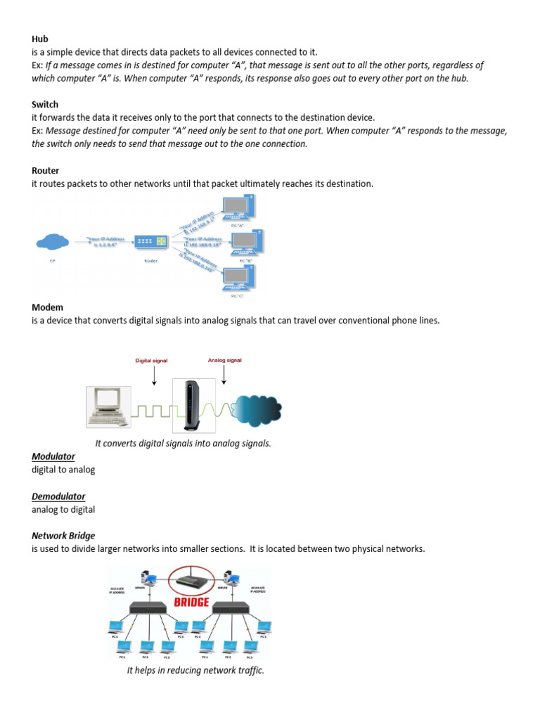 ICTreviewerALLQ3 | PDF | Computer Network | Network Switch