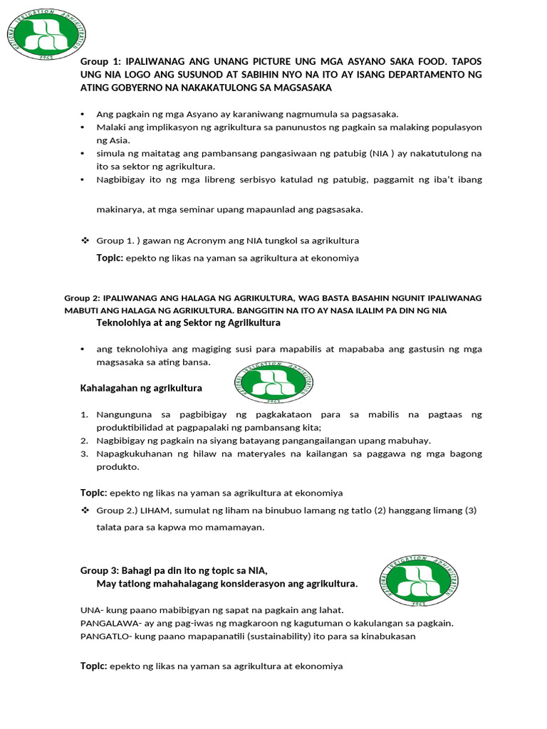 Hand Outs for STE DARWIN | PDF