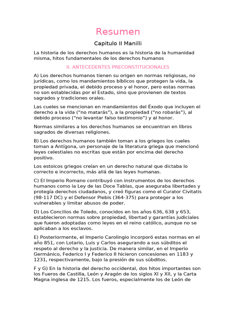 Historia y Evolución de los Derechos Humanos | PDF | Derechos humanos ...
