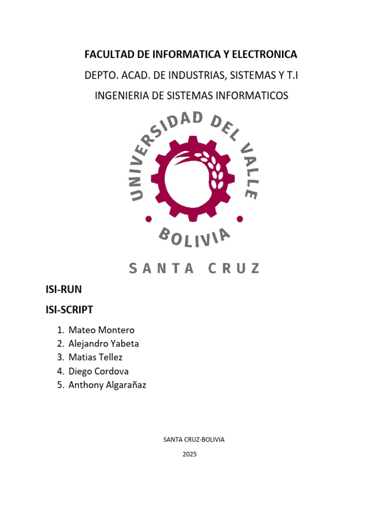 Aplicación ISI RUN para Registro Deportivo | PDF | Fundación de ...
