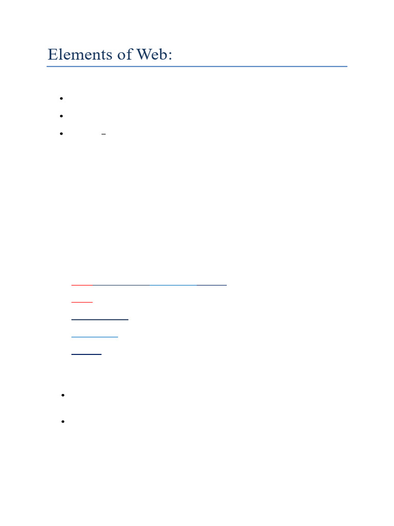 notes (ch-4) | PDF | World Wide Web | Internet & Web