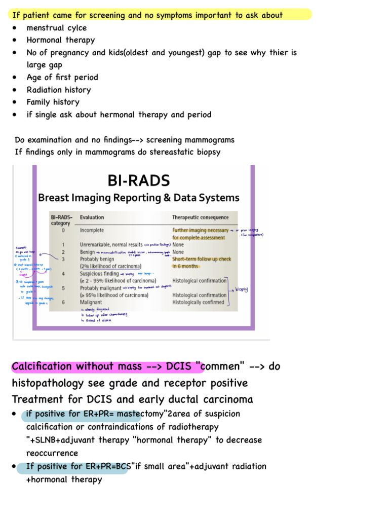 Breast Notes | PDF | Breast Cancer | Cancer