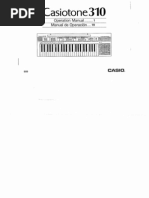 Download Casiotone CT-310 user manual by cristobal_plaza SN97879636 doc pdf