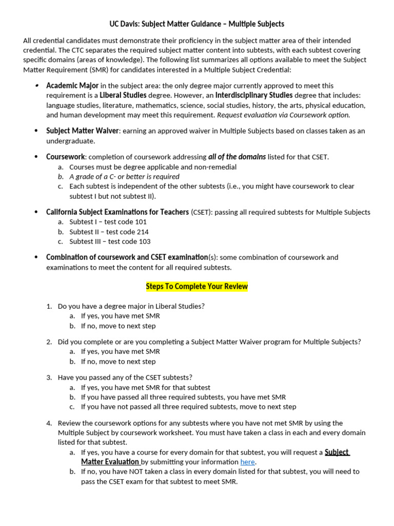 ms_subject_matter_requirement_coursework_worksheet_2 | PDF