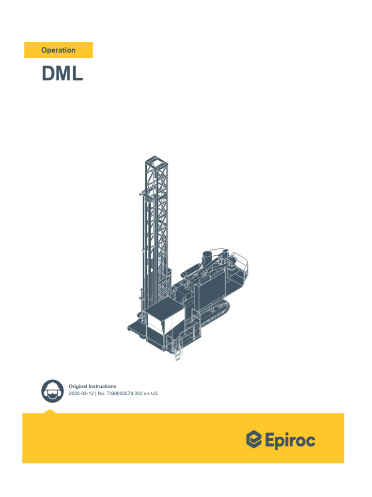 DML Machine Operation Manual | PDF | Drill | Engines