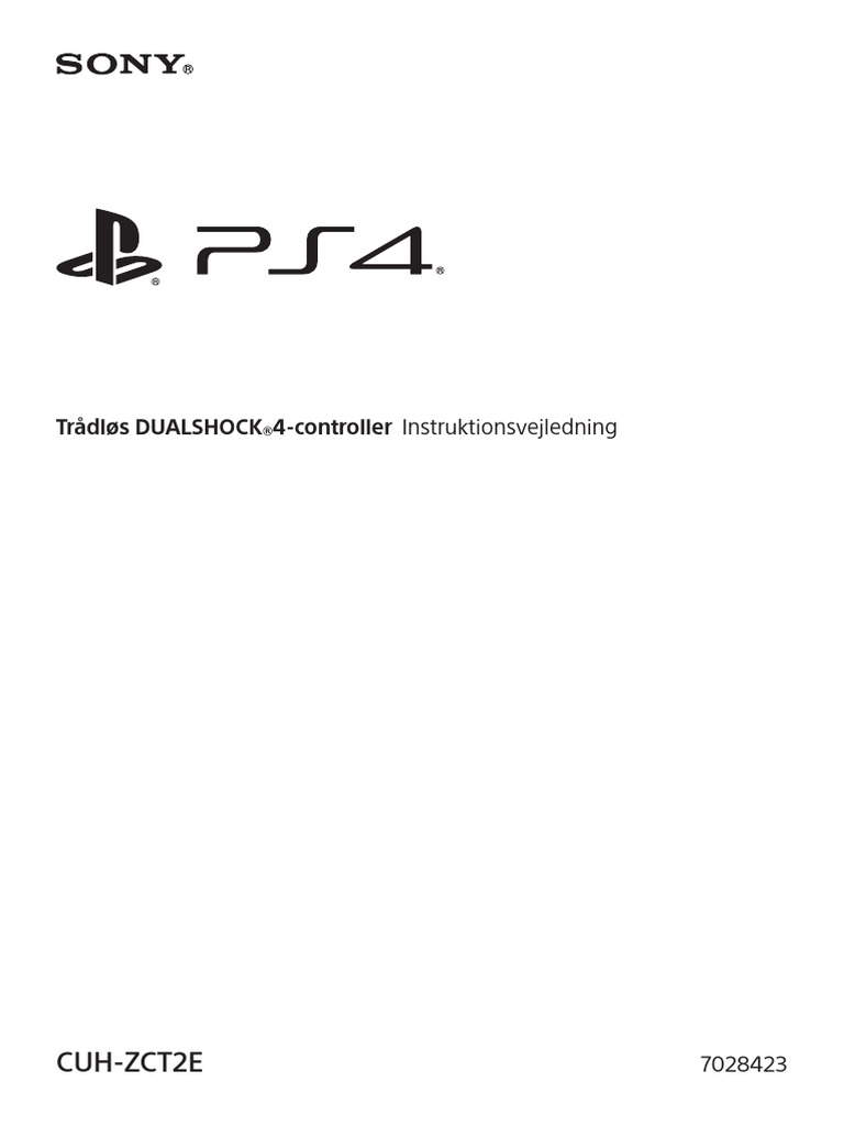 DK_CUH-ZCT2_DS4 Wireless Controller Web | PDF