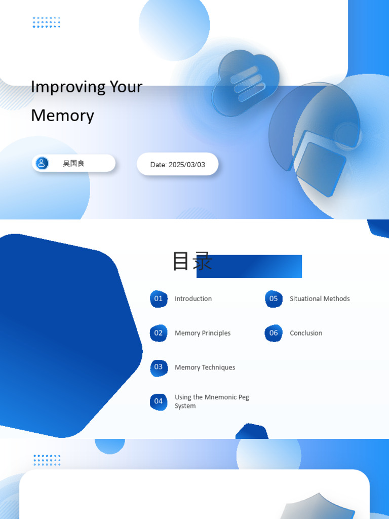 Improving Your Memory 1 9 | PDF | Memory | Psychology