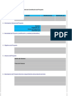 Modelo para Acta de Constitución Del Proyecto