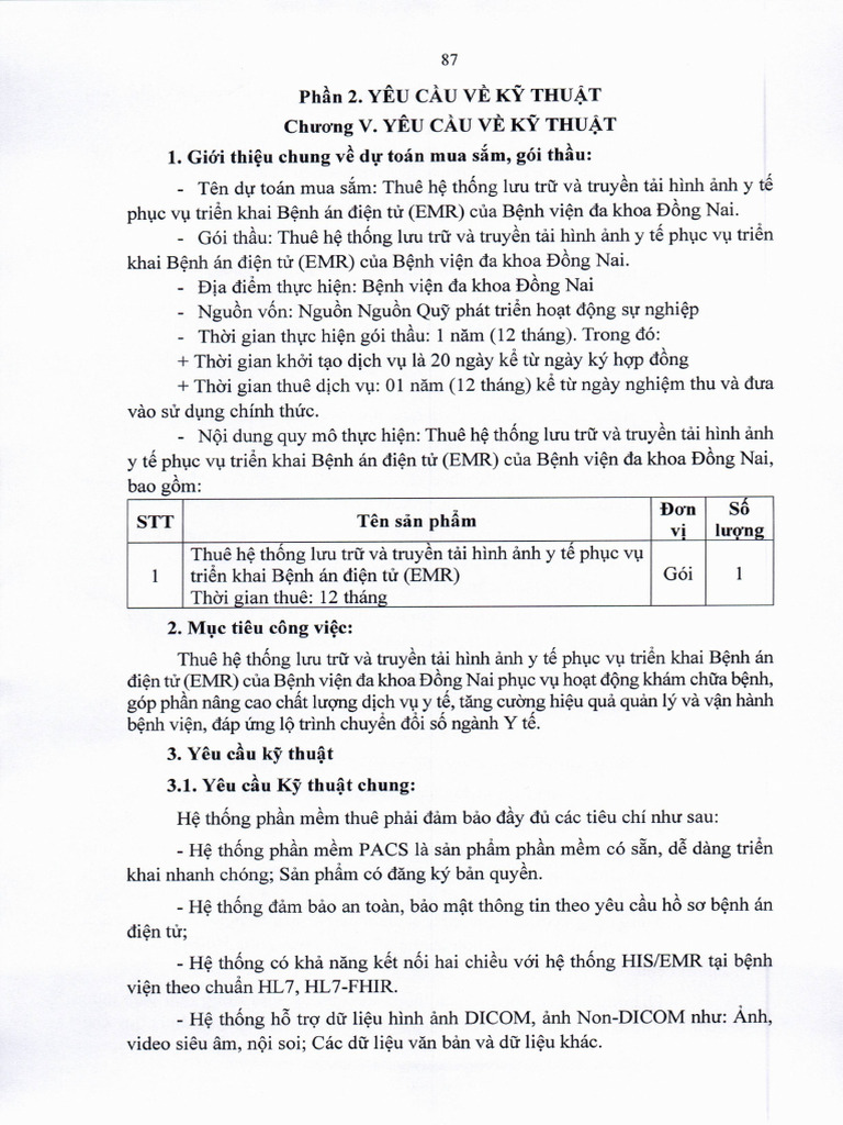 Phan 2. Chuong v. Yeu Cau Ve Ky Thuat | PDF