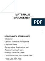 Materials Management