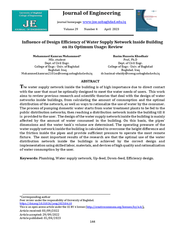 10 - 1713 (4-10) Final Final | PDF | Water Supply Network | Water