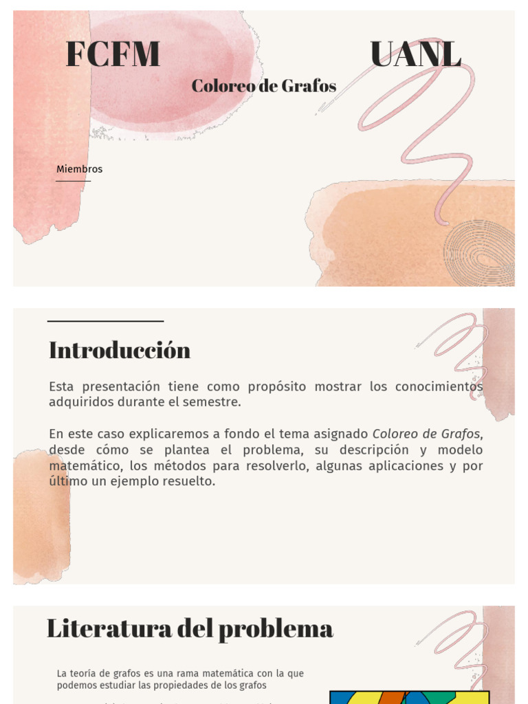Coloreo de grafos | PDF | Vértice (teoría de grafos) | Conceptos ...