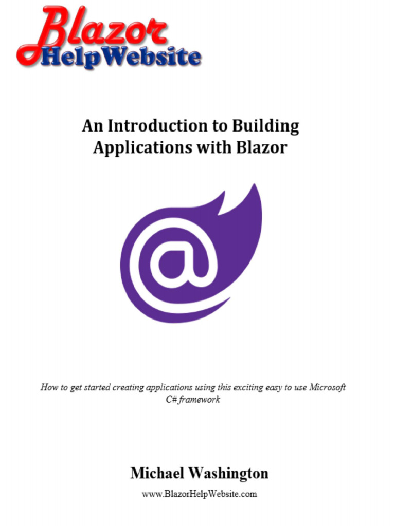 Blazor Application Development Guide | PDF | World Wide Web | Internet ...