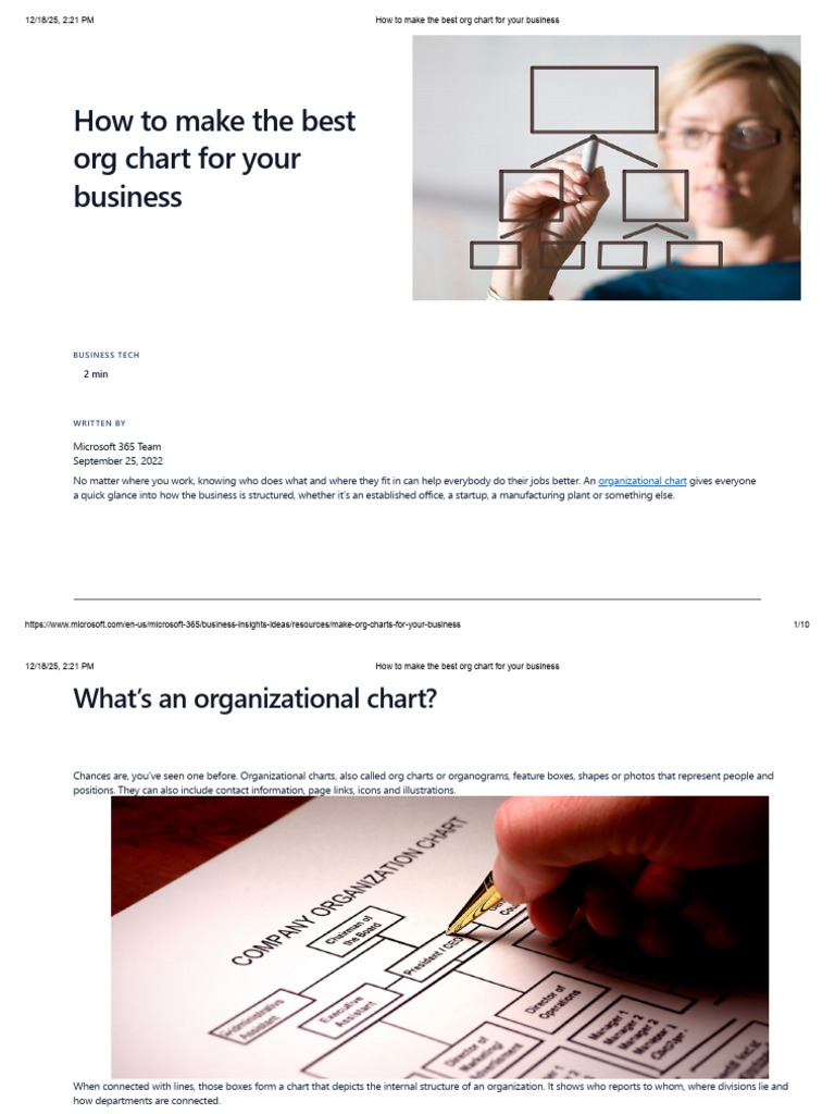 Create Effective Org Charts for Business | PDF | Hierarchy | Computing