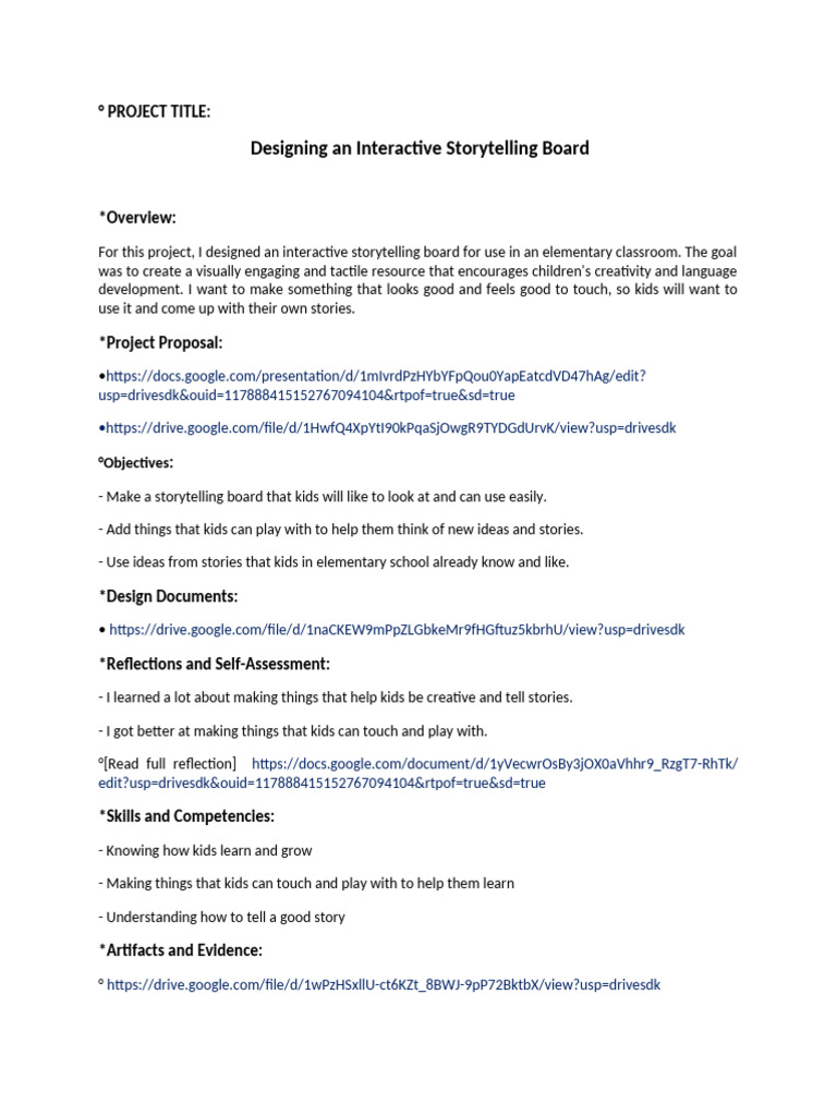 Project Based Learning. e Portfolio (Joan Gallemba 3a) | PDF | Learning ...