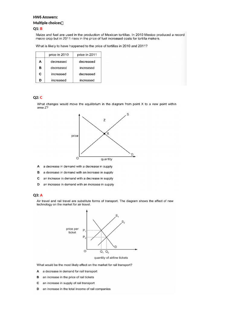HW6 Answers 副本 | PDF