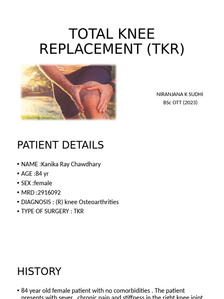 Total Knee Replacement Procedure Guide | PDF | Knee | Implant (Medicine)