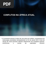 Conflitos Na Africa Atual