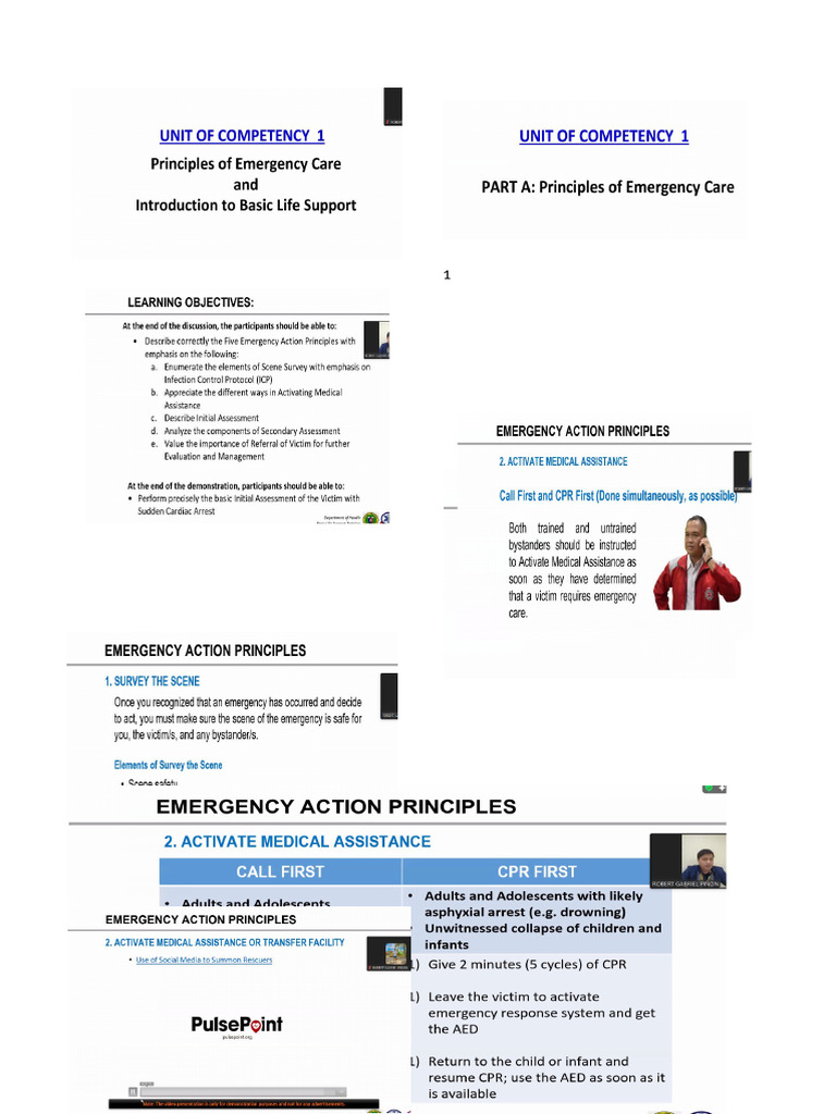 Principles of Emergency Care | PDF