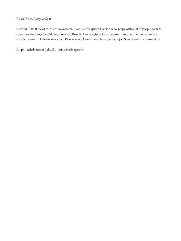 The Flick Script | PDF