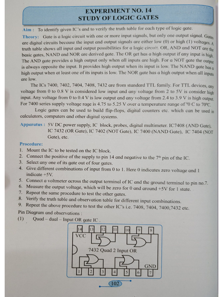 Experiment No 14 | PDF