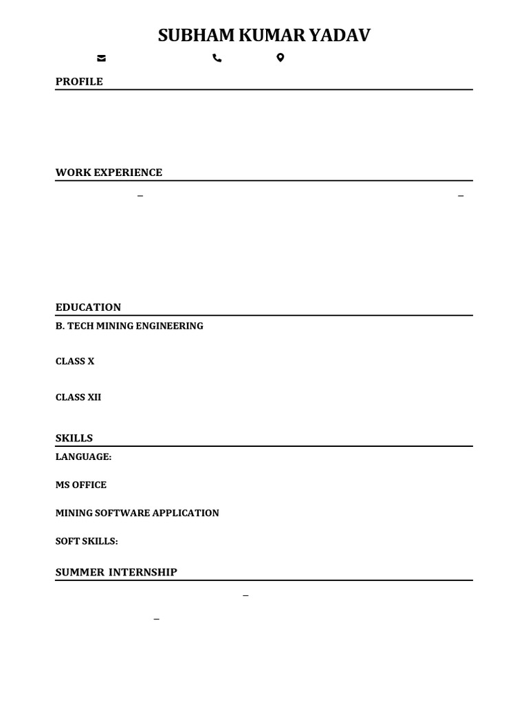 SKY CV New | PDF