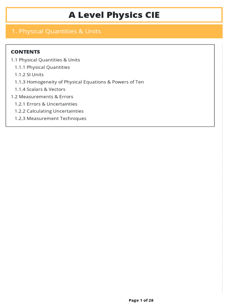 Notes 1 | PDF