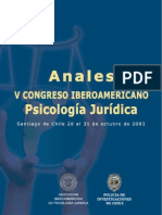 Congreso - Psicolog+¡a - Juridica (2003)